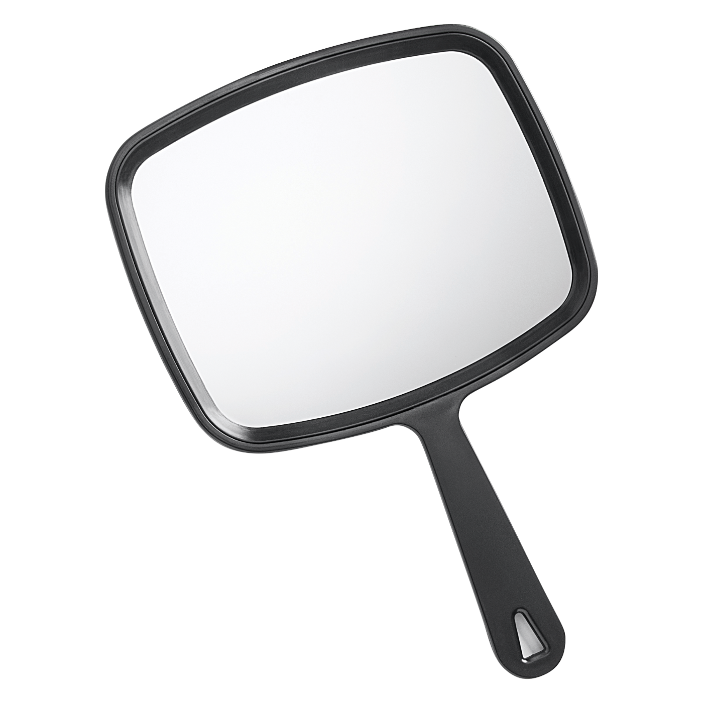 Soft n Style Hand Held Mirror Black SNS-10BK