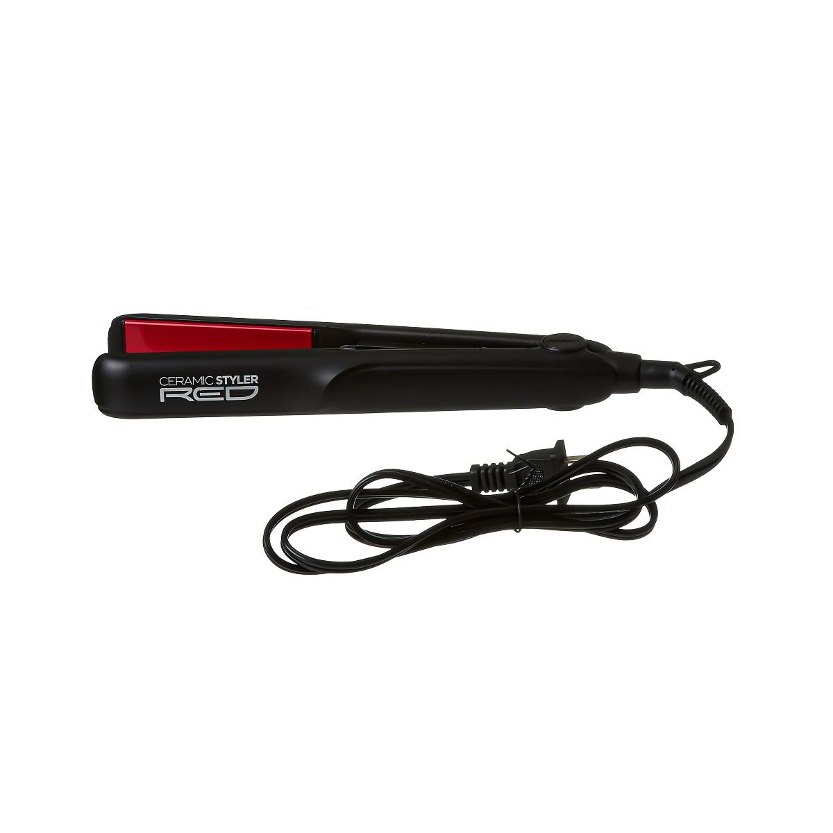 Red Ceramic Styler Flat Iron 1"