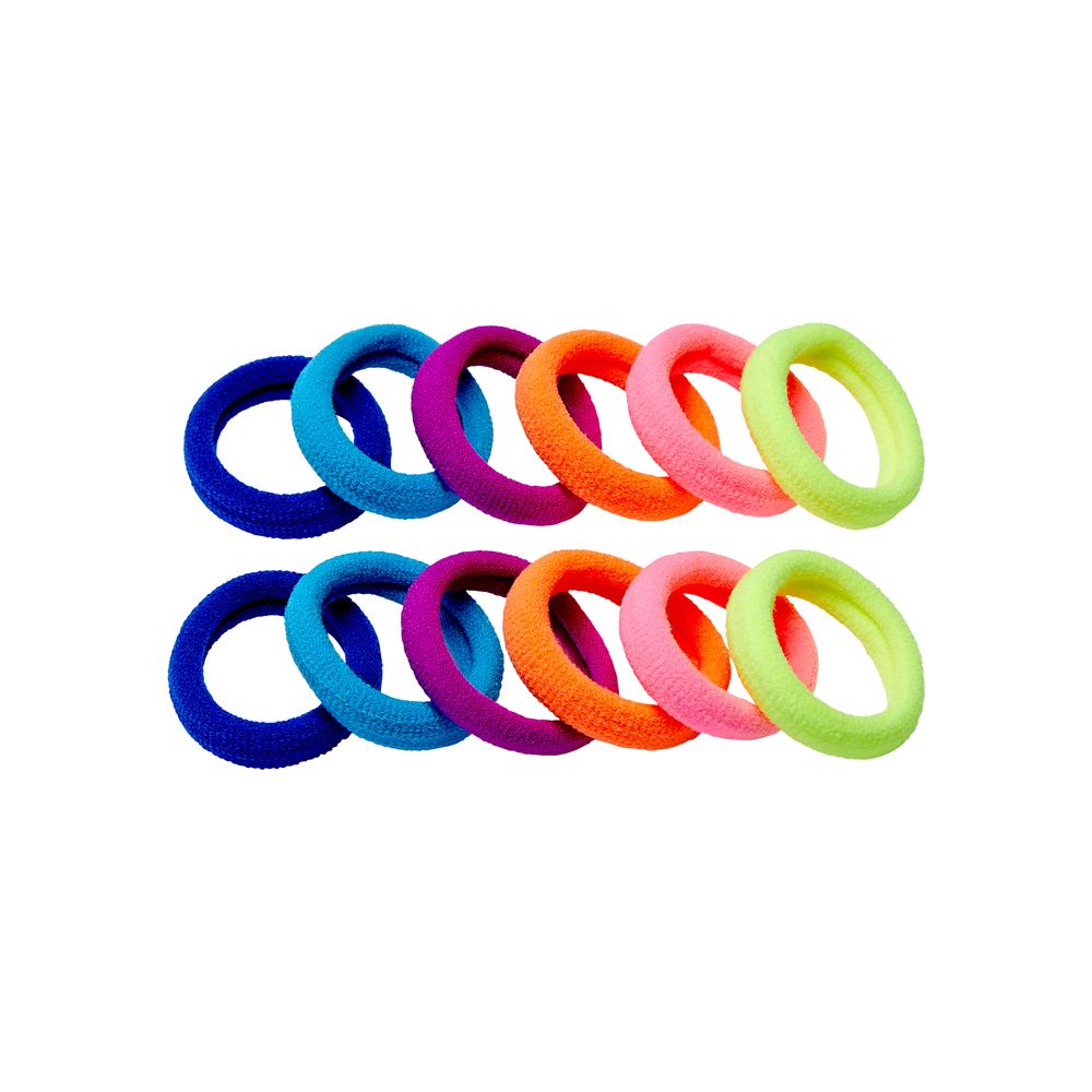 RED Ponytail Holder Mini 12 pcs