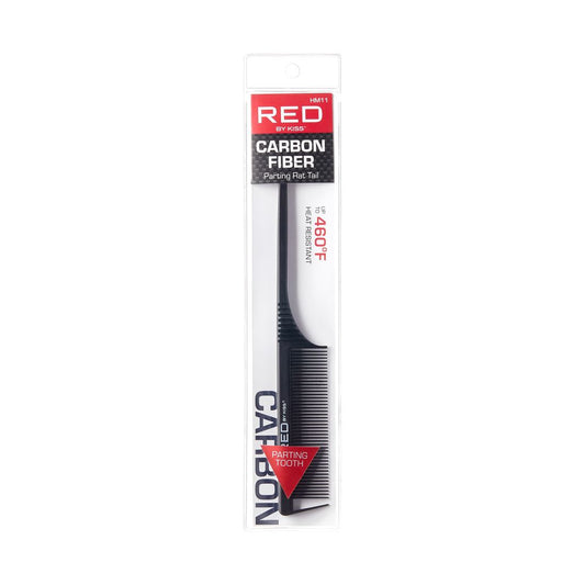 RED Carbon Pro Parting Rat Tail Comb