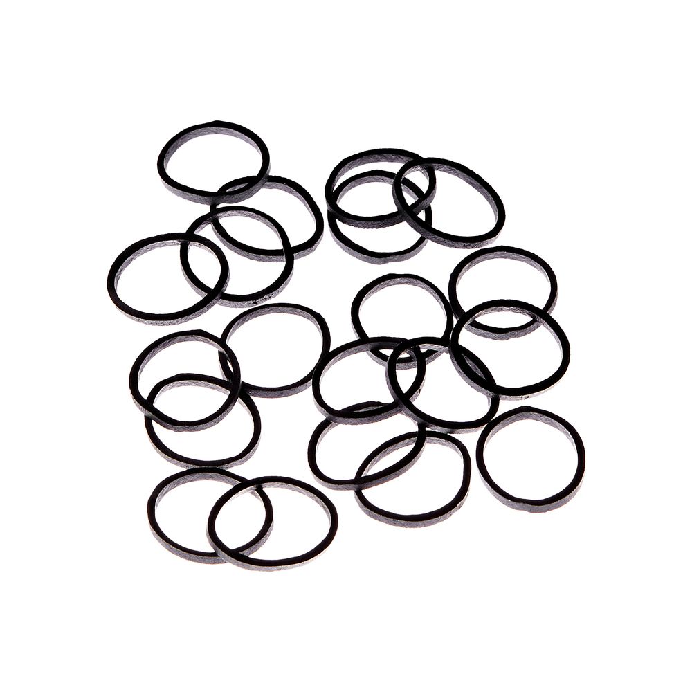 Red Rubber Bands Medium 500 pcs Black (Container)