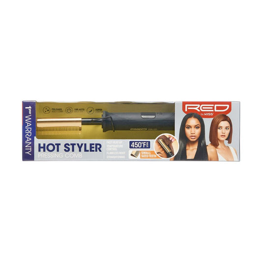 RED Hot Styler Pressing Comb Small Size