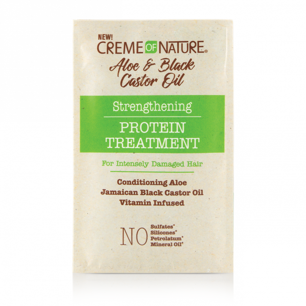 Creme of Nature Aloe & Black Castor Strengthening Protein Treatment 1.5oz