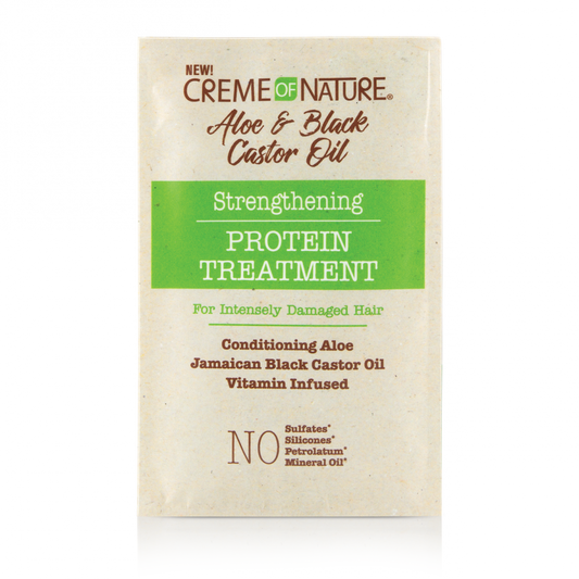 Creme of Nature Aloe & Black Castor Strengthening Protein Treatment 1.5oz