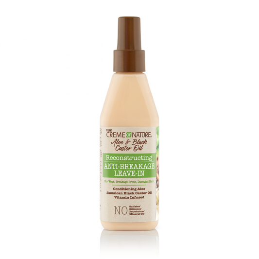 Creme of Nature Aloe & Black Castor Reconstructing Anti-Breakage Leave-In 8oz