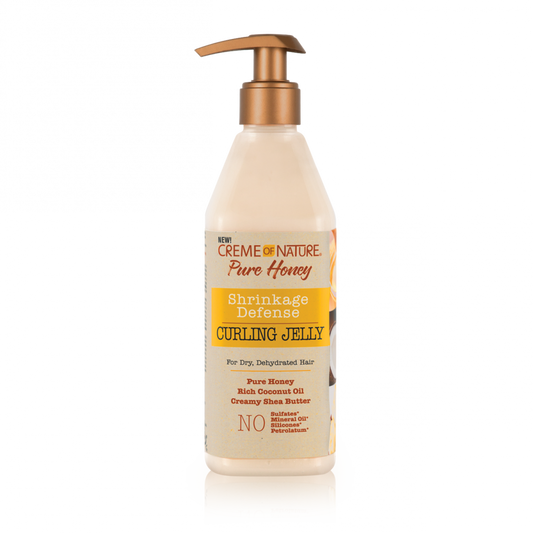 Creme of Nature Pure Honey Shrinkage Defense Curling Jelly 12oz
