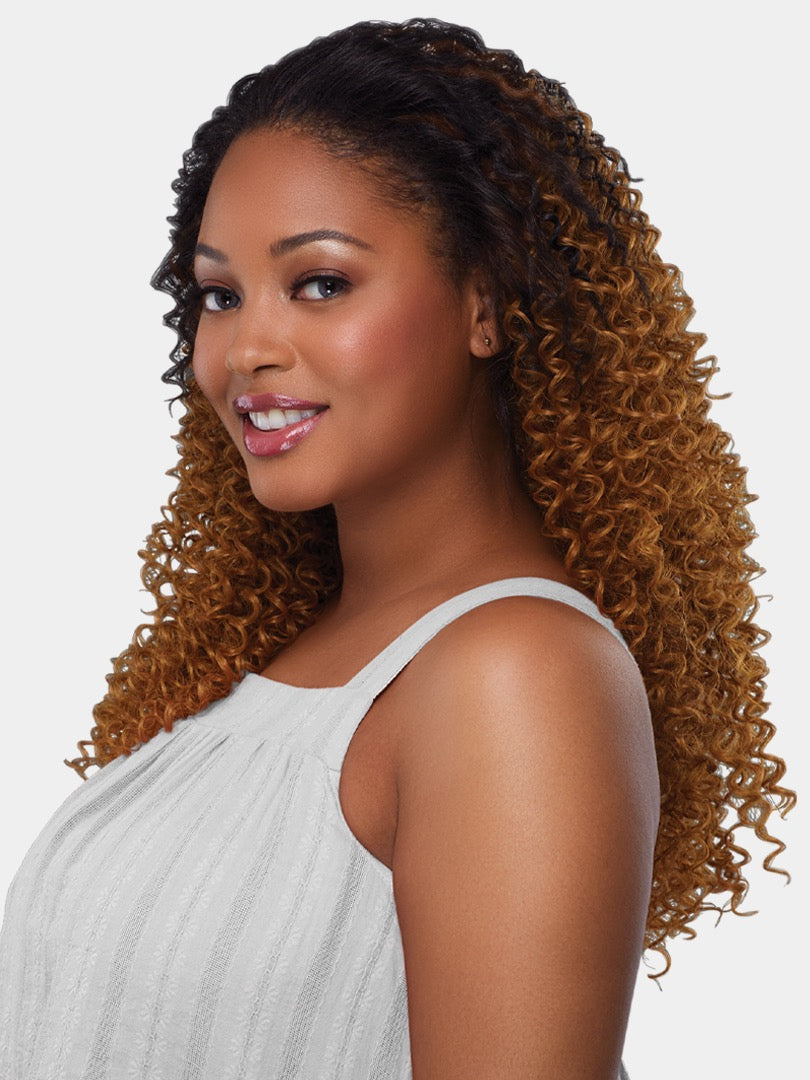 Saemoshi Half Wig Bohemian 22″ Brie