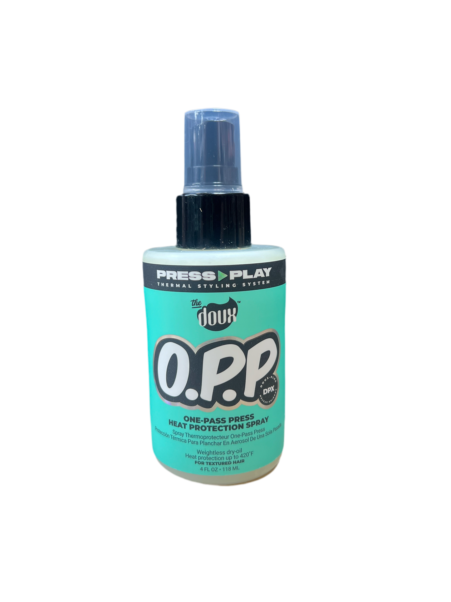 The Doux OPP One Pass Press Heat Protection Spray 4oz