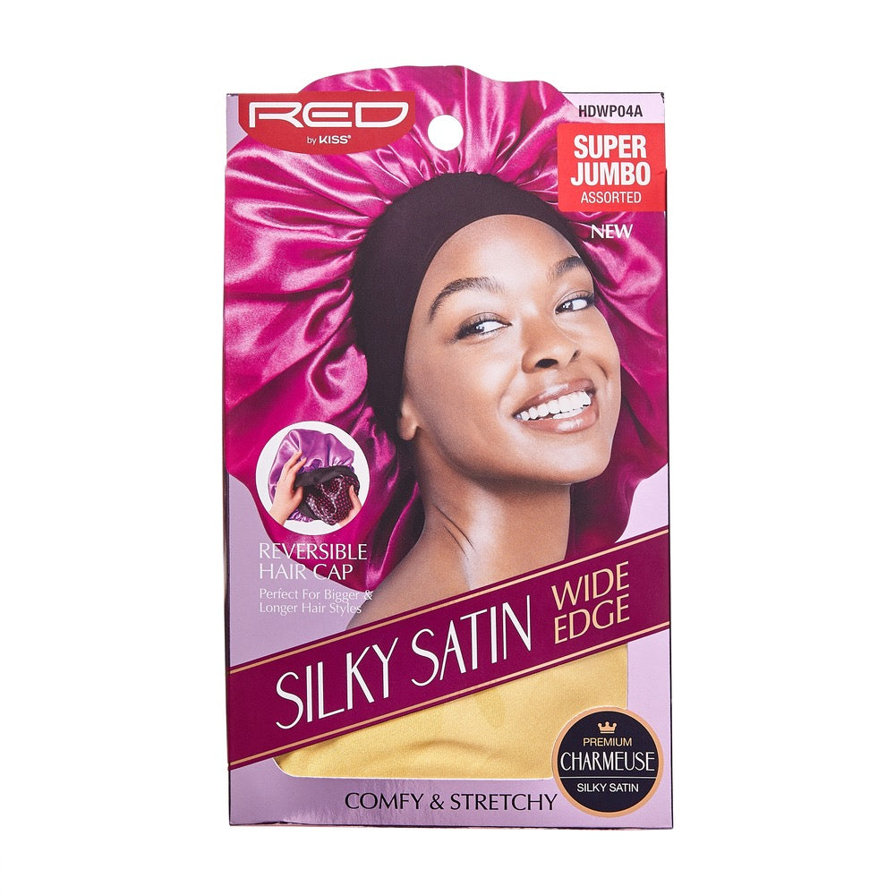 RED Silky Satin Double Wear Super Jumbo Cap Assorted