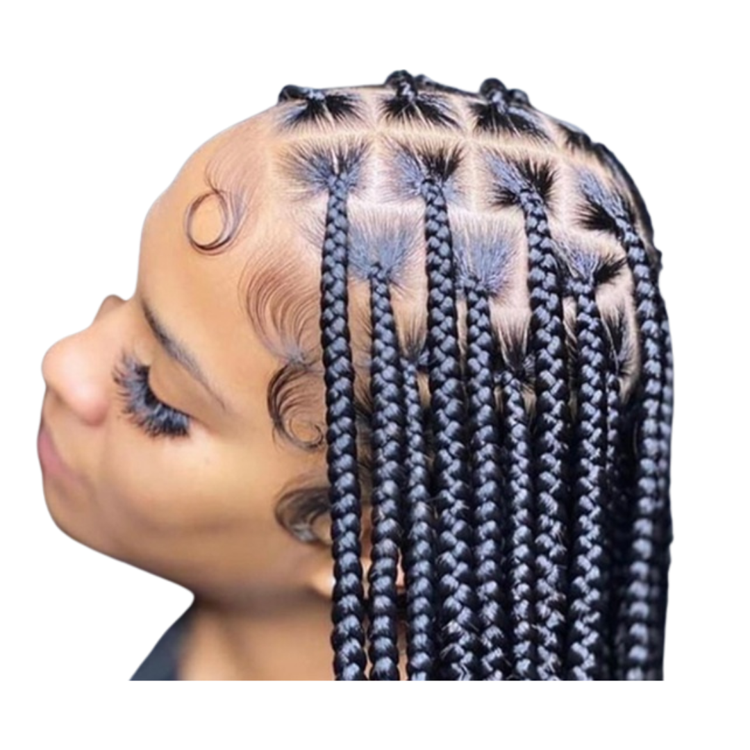 Braid Style #A01:  Knotless Box Braids 4hr