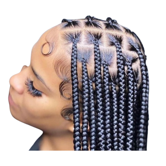 Braid Style #A01:  Knotless Box Braids 4hr
