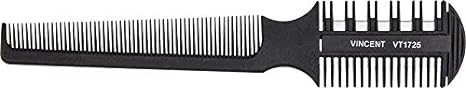 Vincent Carbon 2 Way Razor Comb Plus