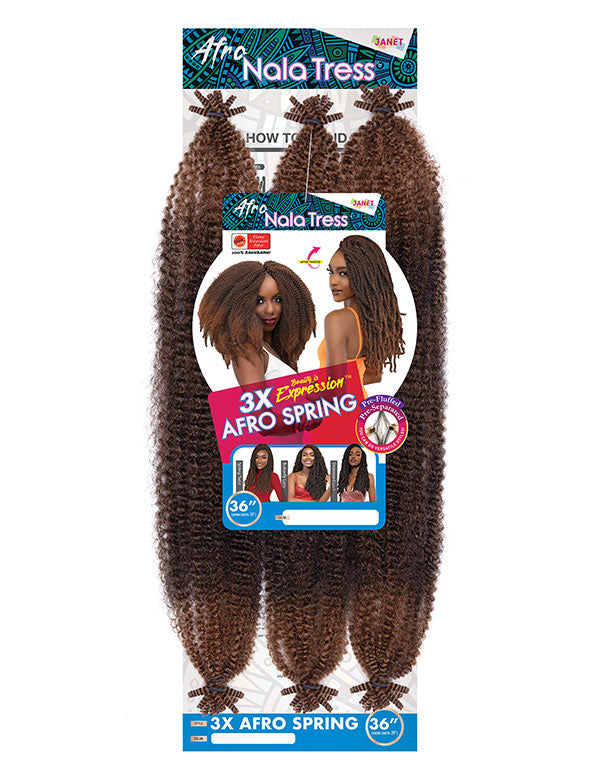 Janet 3X Afro Spring 36"