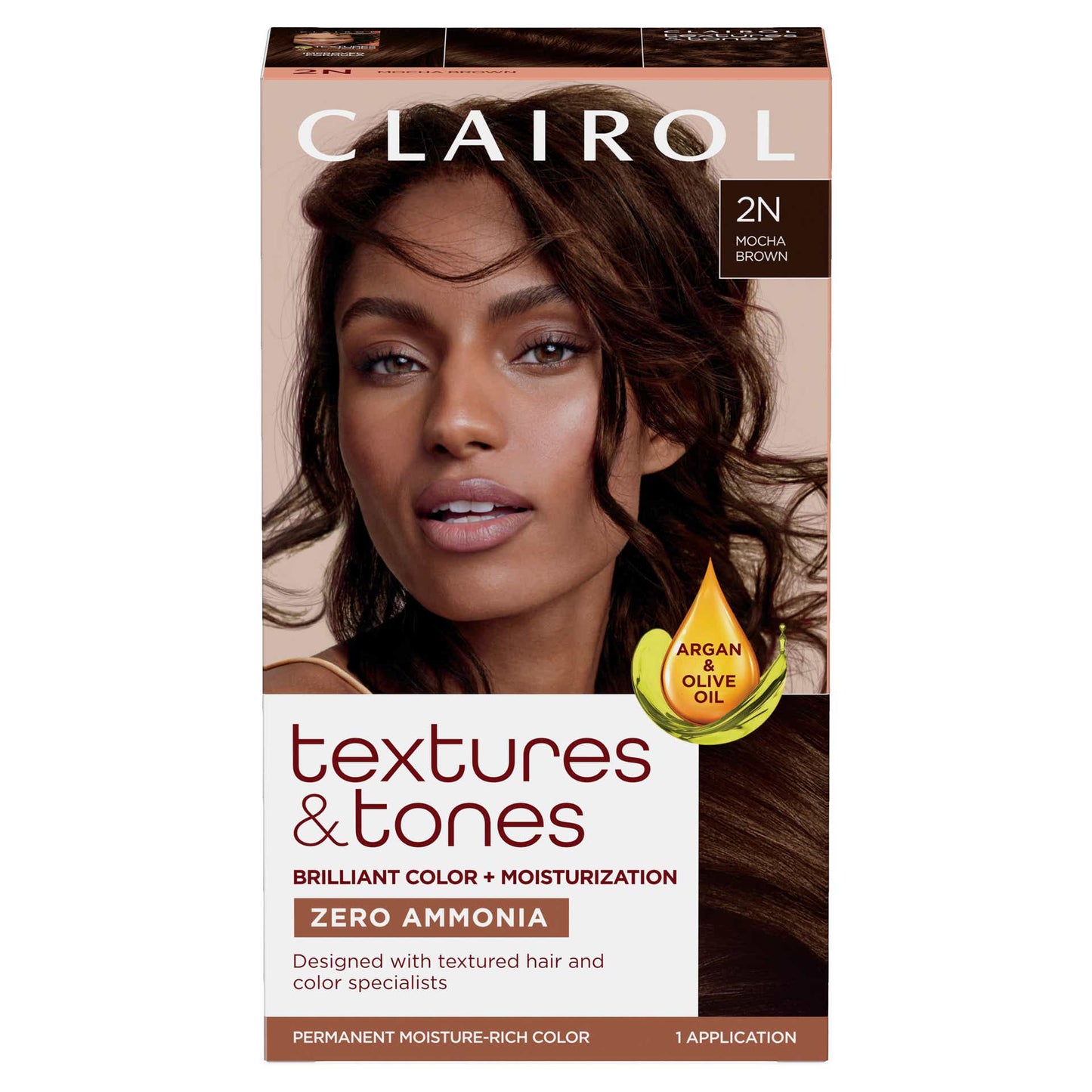 Clairol Textures & Tones 2N Mocha Brown