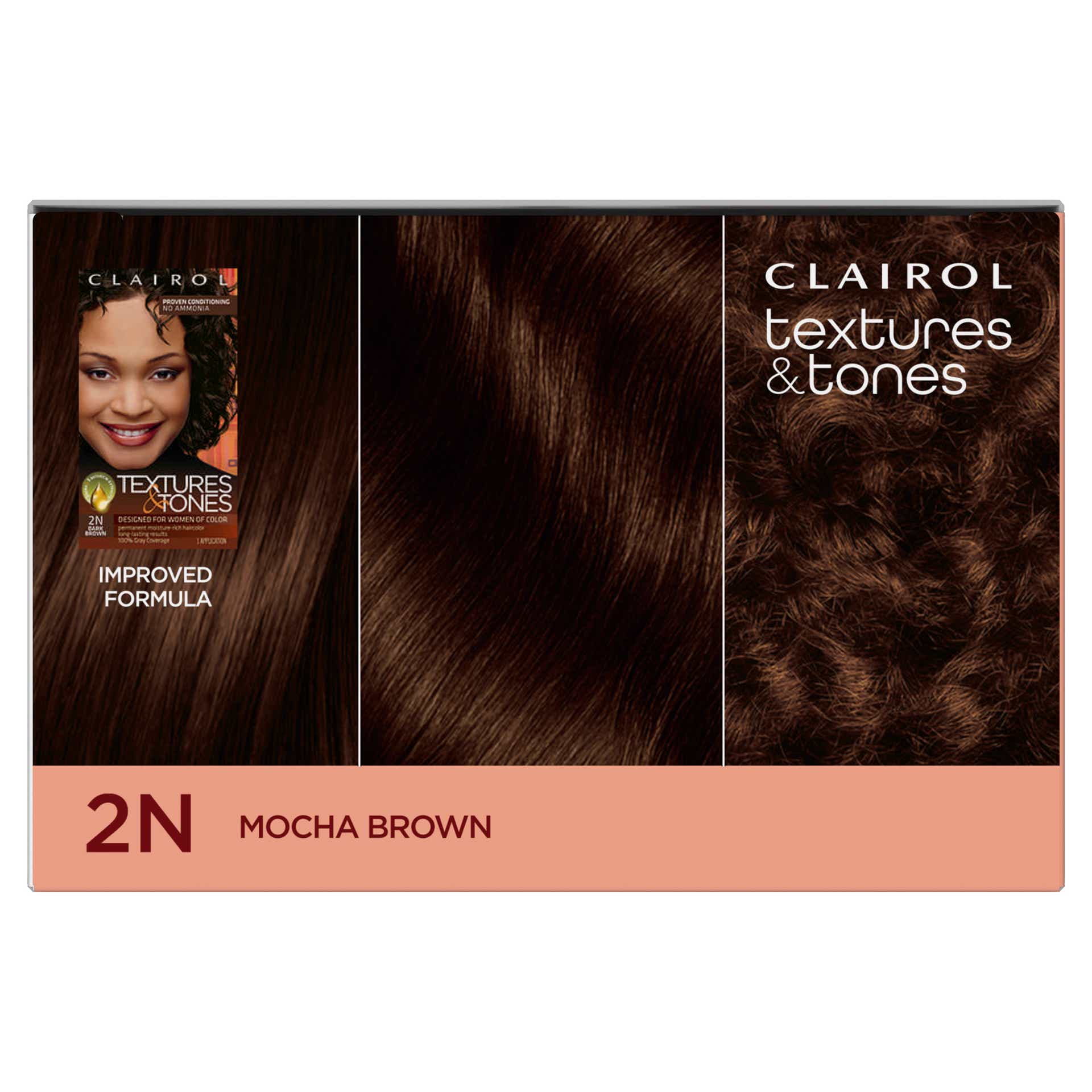 Clairol Textures & Tones 2N Mocha Brown – Get Sassy Beauty Supply