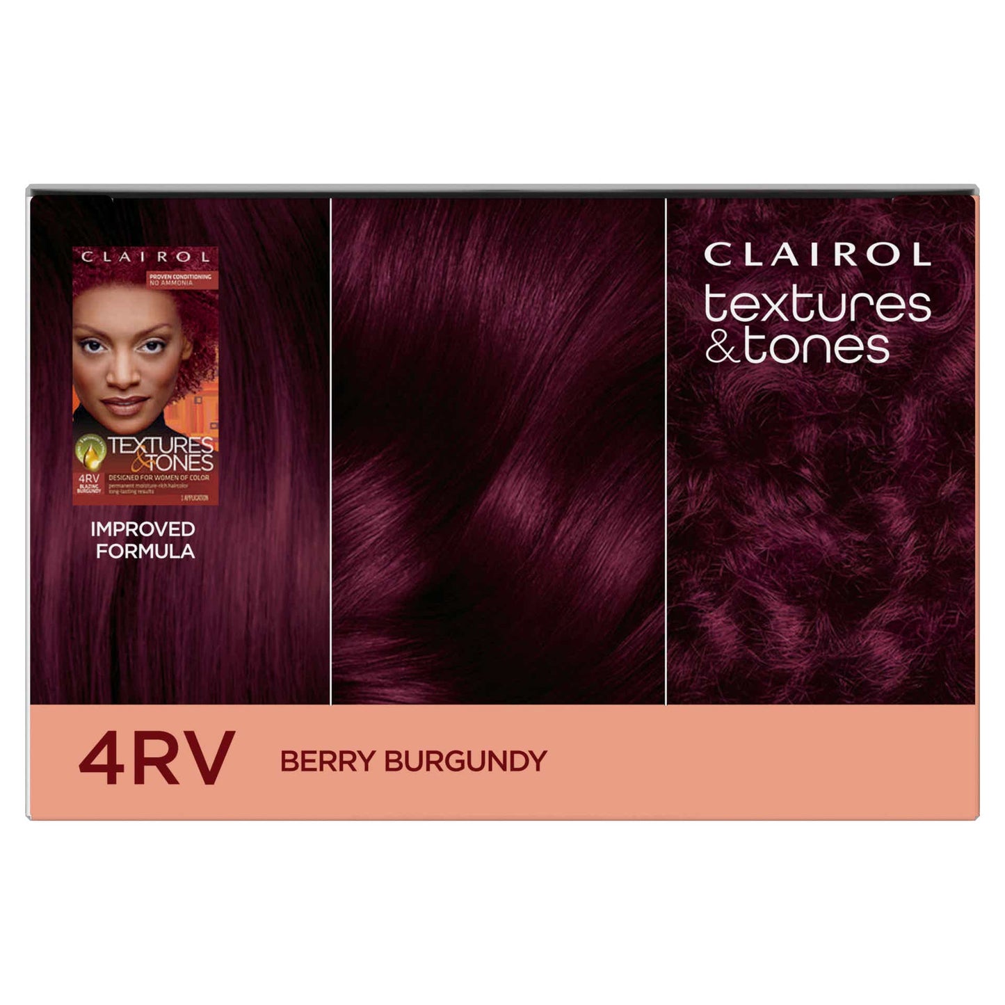 Clairol Textures & Tones 4RV Berry Burgundy