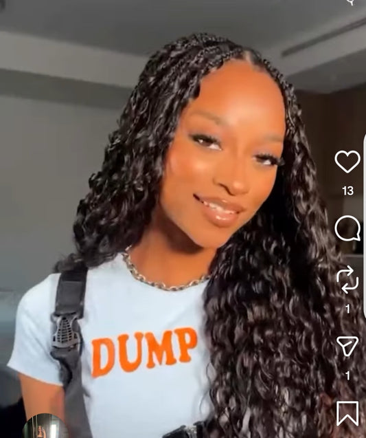 Braid Style #A001:  Miracle Knot Braids With 100% Indiremi Human Hair 18" 4hr