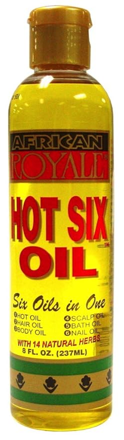 African Royale Hot Six Oil 8oz