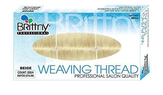 Brittny Weaving Thread Poly Beige 300 yds