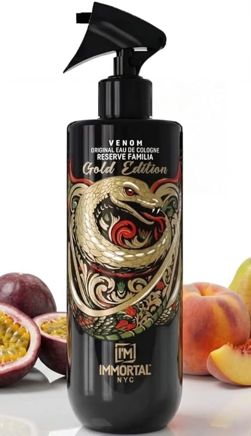 Immortal Venom GOLD EDITION Reserve Aftershave Cologne 500ml