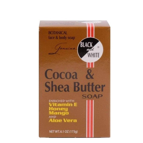 Black & White Soap Cocoa & Shea 6oz