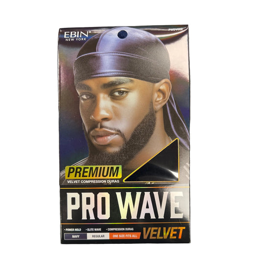 Pro Wave Durag Velvet - Navy