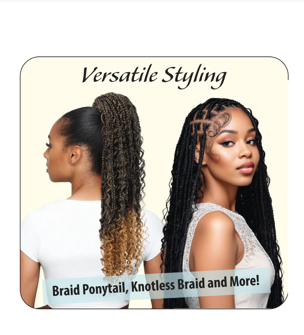 EVE Boho Goddess Box Braid Weave Bundle 22”