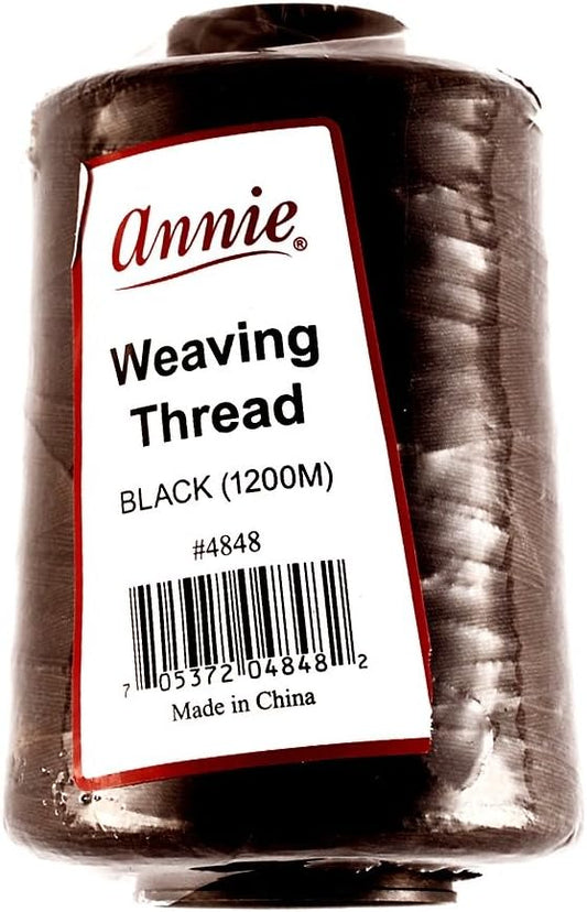 Annie Weaving Thread Black 1200M