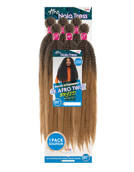 Janet 6x Afro Twist Braid 80"