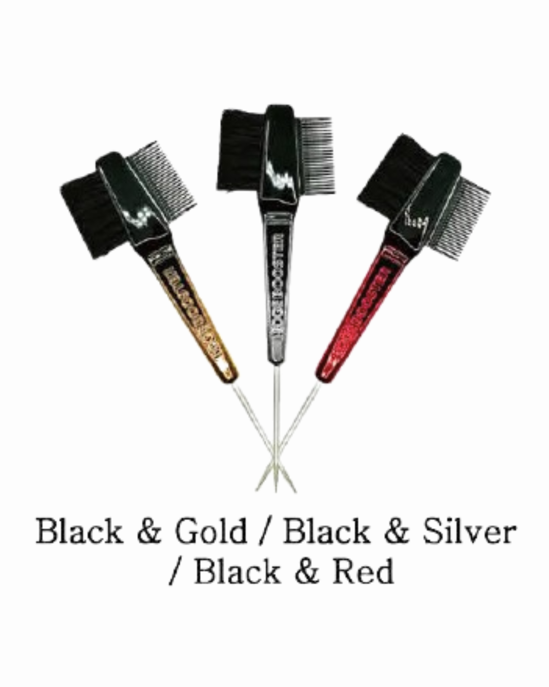 Edge Booster Edge Brush And Comb - Chrome Mini (Each)