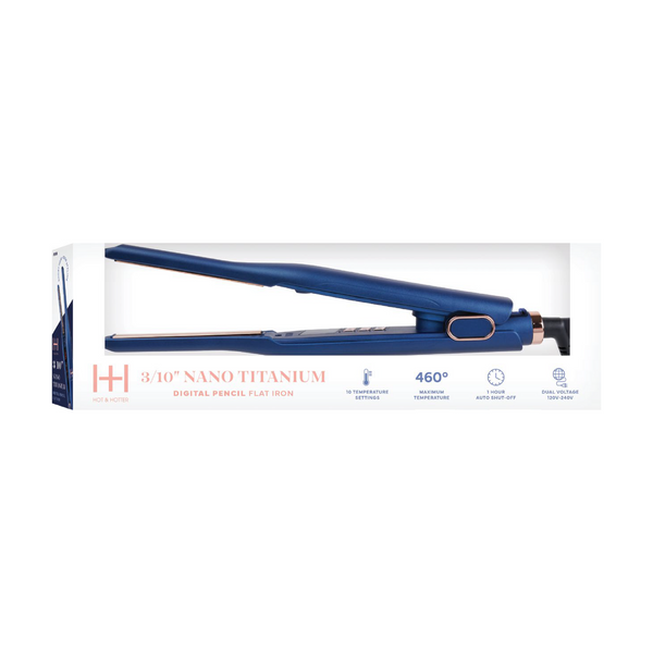 H&H Nano Titanium Digital Pencil Flat Iron 3/10"