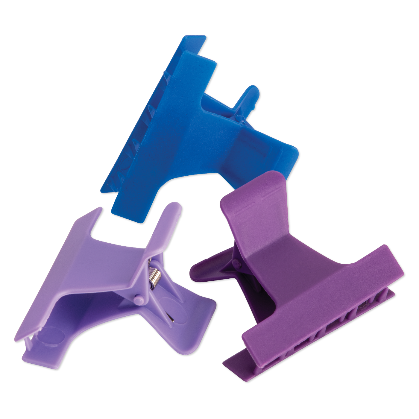 Soft ’n Style Butterfly Clamps Colorful #188 2" 12PK