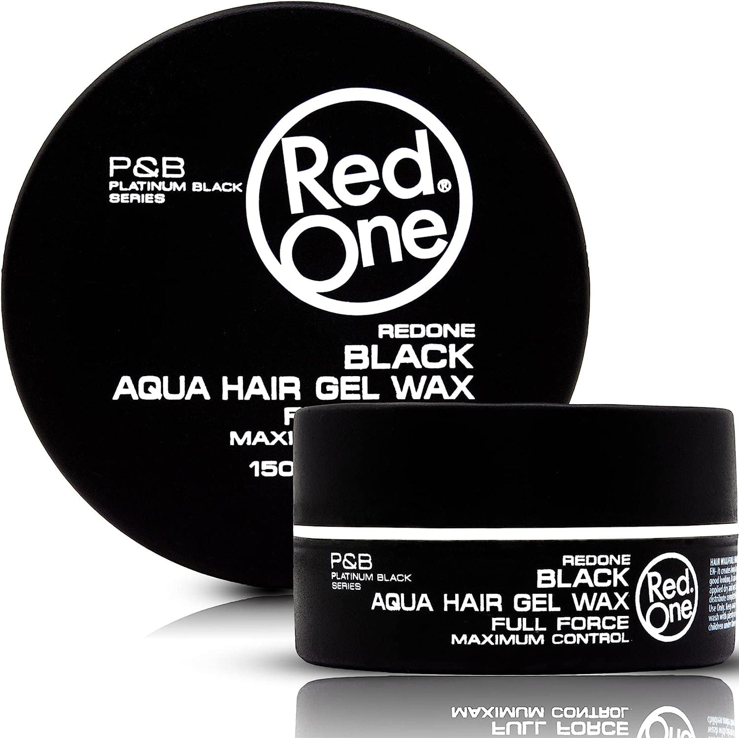 Red One Aqua Hair Gel Wax Black 5 oz