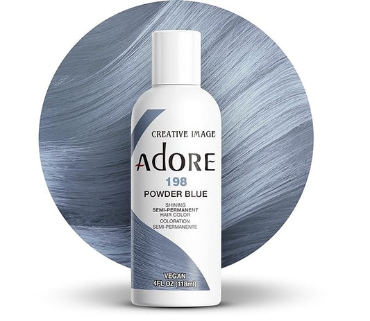 Adore Hair Color 198 Powder Blue