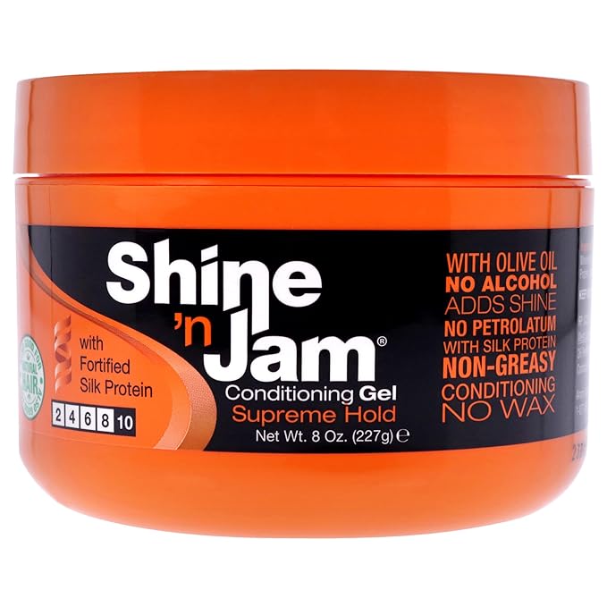 Ampro Shine N Jam Gel Supreme Hold 8 oz