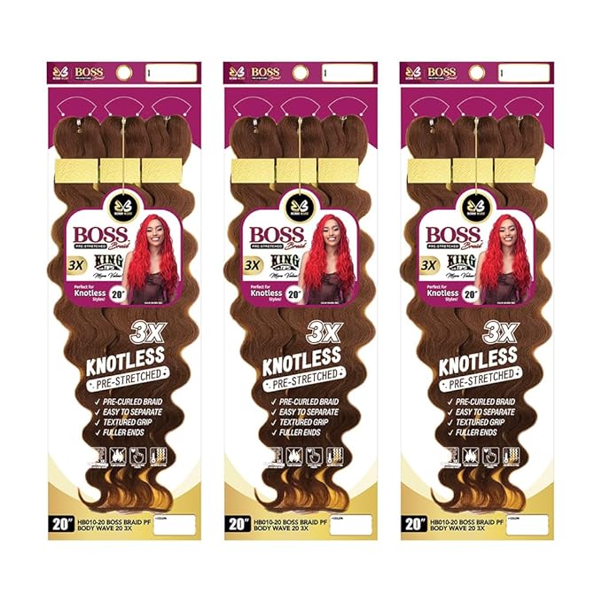 Bobbi Boss 3x Pre-Stretched 20" Body Wave