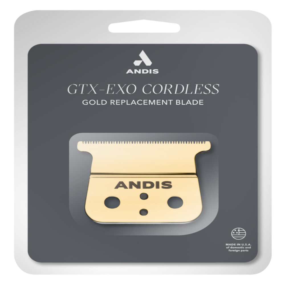 Andis GTX EXO Cordless Blade Fine Tooth Gold