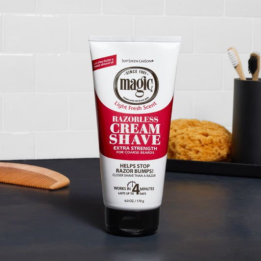 Magic Razorless Cream Shave Extra Red