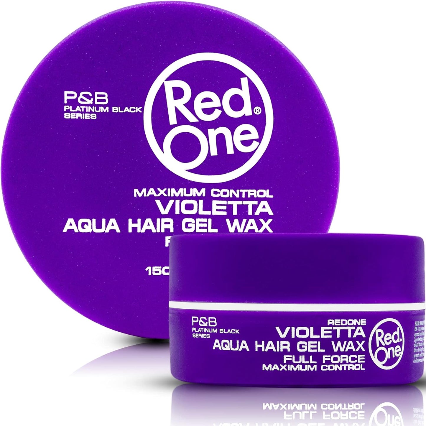 Red One Aqua Hair Gel Wax Violetta 5 oz