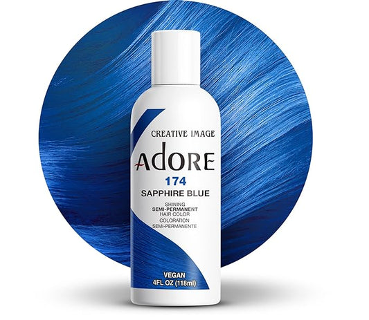 Adore Hair Color 174 Sapphire Blue