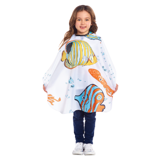 Salon Chic Vinyl Tropical Kiddie Cape