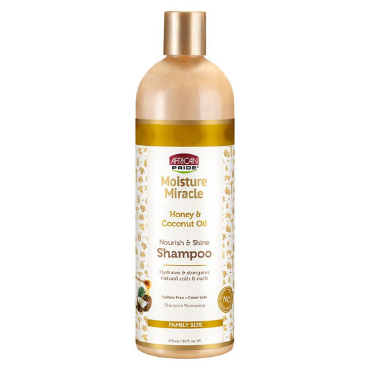 African Pride Moisture Shampoo 16 oz Bonus