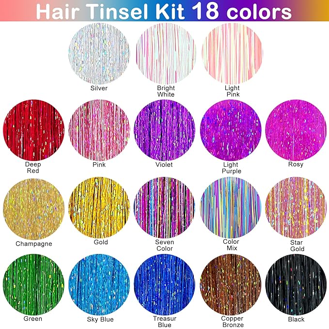 Braid Tinsel Hair Extension