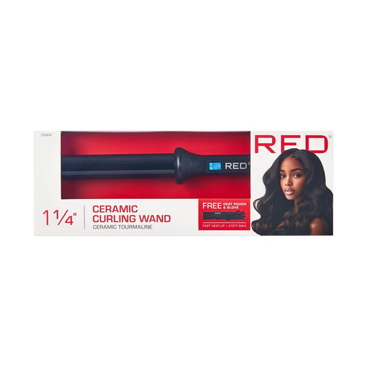 RED Curling Wand 1-1/4" Ceramic Tourmaline