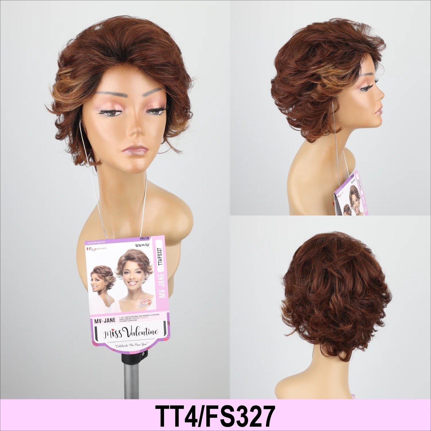HR Miss Valentine Jane Full Cap Wig