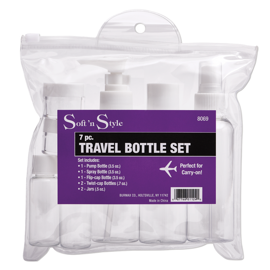Soft n Style Travel Bottle Set 7 PC