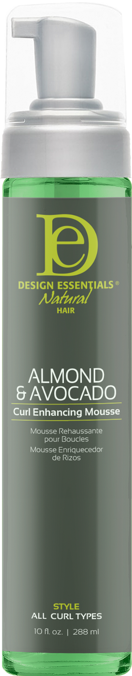 Design Essentials Almond & Avocado Curl Enhancing Mousse 10 oz