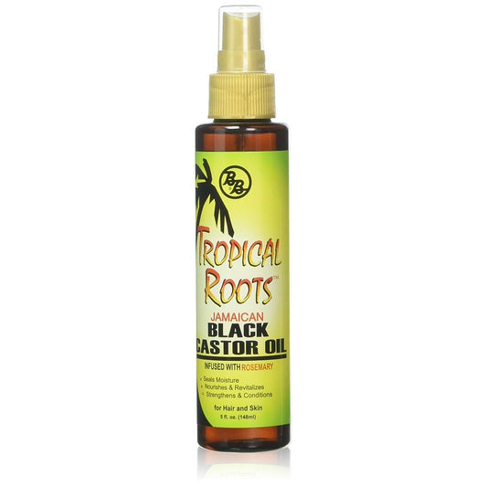 Bronner Brothers Tropical Black Castor Oil 5 oz