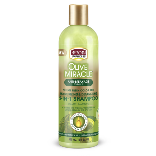 African Pride Olive 2 in 1 Shampoo 12 oz