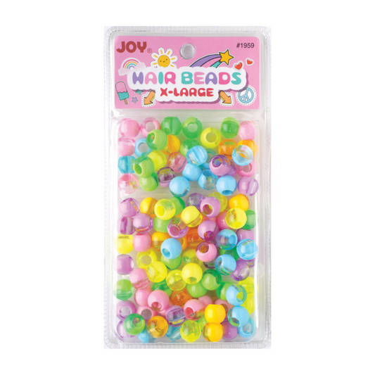 Joy Hair Beads XL Two Tone 01959 Pastel Assorted